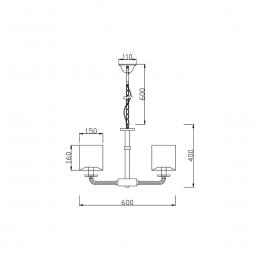 Подвесная люстра Vele Luce Princess VL1753L05  - 3 купить